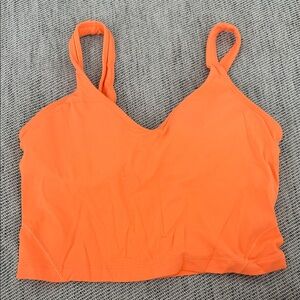 Lululemon crop top with built in bra